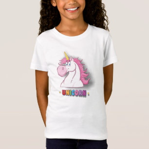 T-shirt blanc licorne