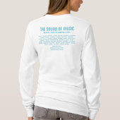 T-shirt blanc longtemps gainé de SOM (coupe (Dos)
