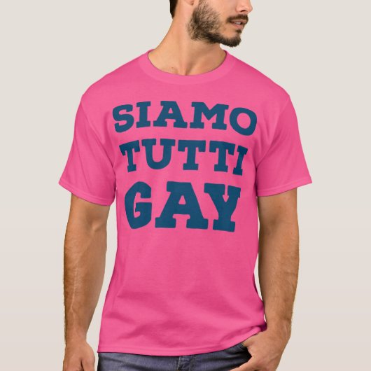 T-shirt Blanc Lotus Tutti Gay (Devant)