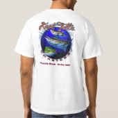 T-shirt blanc Marlin Rip Art (Dos)