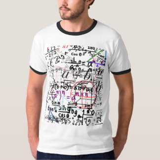 T-Shirt blanc mathématique et pinumbre