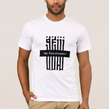 T-Shirt Blanc Minimaliste Typographie Tri-Blend