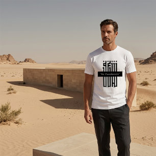 T-Shirt Blanc Minimaliste Typographie Tri-Blend