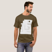 T-shirt Blanc monstrueux (Devant entier)