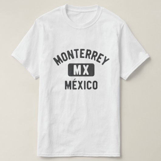 T-shirt blanc Monterrey MX (Design devant)