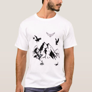 T-Shirt Blanc Mountain Eagle