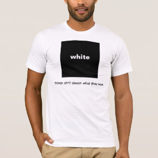 T-shirt Blanc paradoxal