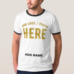 T-SHIRT BLANC PERSONNALISABLE MODERNE DE MARQUE VÉRIFIÉ ST