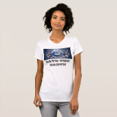 T-shirt blanc pour femmes (Devant entier)