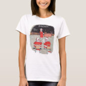 T-shirt blanc pour femmes père Noël Test (Devant)