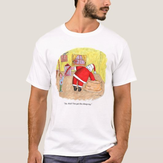 T-shirt blanc pour hommes de jouets pas chers (Devant)