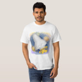 T-shirt blanc Rocket (Devant entier)