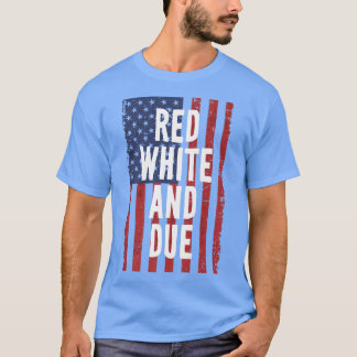 T-shirt Blanc Rouge Et Grossesse 4 juillet Indépendante