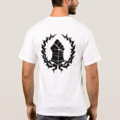 T-shirt blanc standard d'ennemi (Dos)