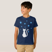 T-Shirt blanc Stars (Enfant) (Devant entier)