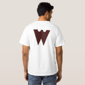 T-SHIRT BLANC "T-SHIRT DU BOURREAU DE TRAVAIL" (Dos entier)