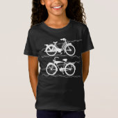 T-shirt blanc Vélo (Devant)