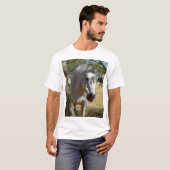 T-shirt Blanche Neige Le Cheval,_ (Devant entier)