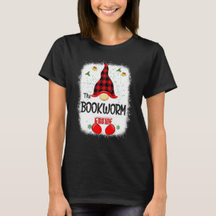 T-shirt Blanchi Le Gnome Bibliophile De Noel De Famille