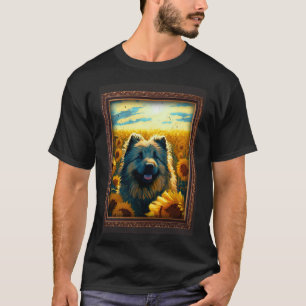 T-shirt Blancs Berger Peinture Tournesol Fleur Maman W
