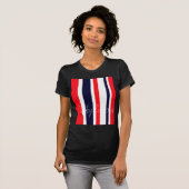 T-shirt Blancs, Bleus Et Rouges (Devant entier)