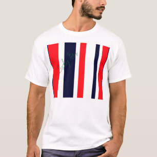 T-shirt Blancs, Bleus Et Rouges