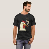 T-shirt Blancs Fumer Poulet Frit Poulet (Devant entier)