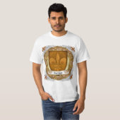 T-shirt Blason De Famille Fleur De Lis Nom De Famille (Devant entier)