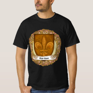 T-shirt Blason de Famille Fleur De Lis Nom de Famille