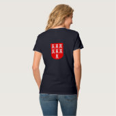 T-shirt Blason de Transylvanie rouge blanc (Dos entier)