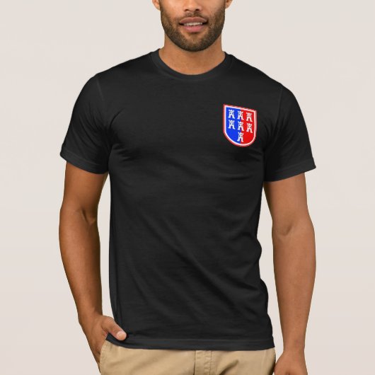 T-shirt Blason des Saxons de Transylvanie (Devant)