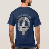 T-shirt Blason et tartan du clan MacGregor (Dos)