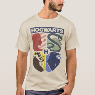 T-shirt Blason timbré VINTAGE HOGWARTS™