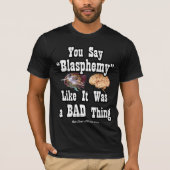 T-shirt Blasphemy Basic Bella Canvas (Devant)