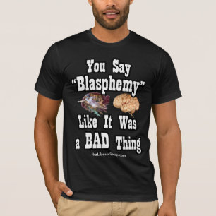 T-shirt Blasphemy Basic Bella Canvas