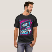 T-shirt Blast From the Past Retro VHS and Floppy Disk Grap (Devant entier)