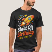 T-shirt Blast Off Birthday Tee (Devant)