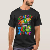 T-shirt Blast Off Into 3rd Grade Student Teacher (Devant)