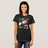 T-shirt Blast Off Into Preschool Rocket Outer Space Back T (Devant entier)