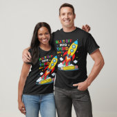 T-shirt Blast Off Into Third Grade First Day Of School  (Unisexe)