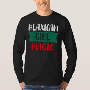 T-shirt Blaxican Girl Magic moitié noir moitié mexicaine