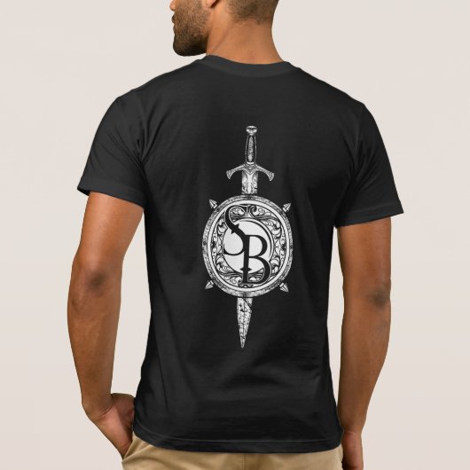 T-shirt Blayde Lore Tee noir ajusté homme (Dos)