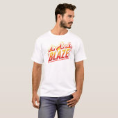 T-shirt BLAZE — Né pour Burn Bright ? ? (Devant entier)