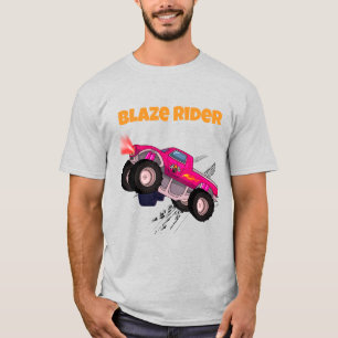 T-shirt Blaze Rider Burgundy mix Camion