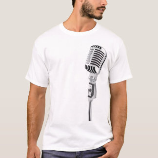 T-shirt blck de microphone