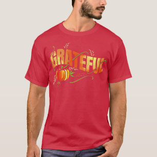 T-shirt Blé citrouille Ear Grateful Thanksgiving
