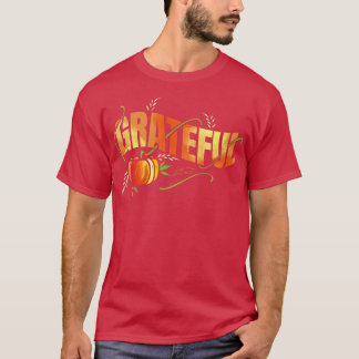 T-shirt Blé citrouille Ear Grateful Thanksgiving