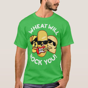 T-shirt Blé Vous Fera Drôle Puns De Nourriture
