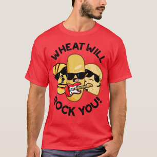 T-shirt Blé Vous Fera Rock Drôles de Jeux de Mots sur la N