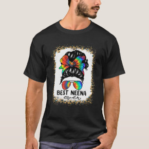 T-shirt Bleach Best Neena Jamais Tie Dye Messy Bun Hair Mo